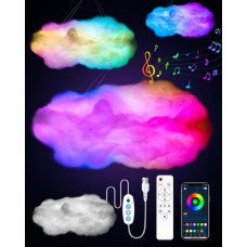 Подвесной 3D LED светильник в виде облака с пультом OBL-211 Подвесной 3D LED светильник в виде облака с пультом OBL-211