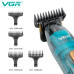 Машинка для стрижки волос триммер для бороды VGR V-961 LED дисплей + 4 насадки