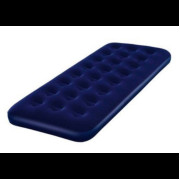 Велюровый односпальный матрас Inflatable bed 190x99x22 см Синий