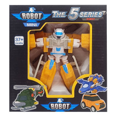 Игровой трансформер транспорт TOBOT W339, 12 видов (Желтый)