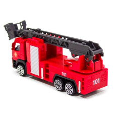 Металлическая машинка "Volvo Пожарная машина" (с краном)
