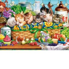 Пазлы "Дремлющие котята", 200 элементов Пазлы "Дремлющие котята", 200 элементов