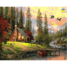 Картина по номерам "Дом мечты" 40x50 см