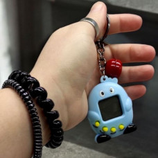 Электронная игра "Penguin Pet Тамагочи", брелок (голубой)