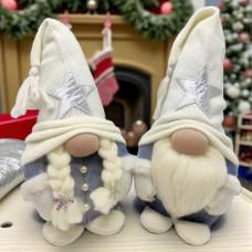 Мʼяка іграшка "Скандинавский гном", Hand Made (висота 28 см), дівчинка (БІЛИЙ) Мʼяка іграшка "Скандинавский гном", Hand Made (висота 28 см), дівчинка (БІЛИЙ)