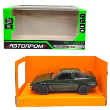 Машинка металлическая "АВТОПРОМ. Toyota AE86" (ЗЕЛЕНАЯ) Машинка металлическая "АВТОПРОМ. Toyota AE86" (ЗЕЛЕНАЯ)