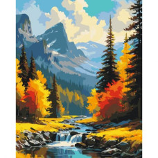 Картина по номерам "Горный пейзаж" 40x50 см