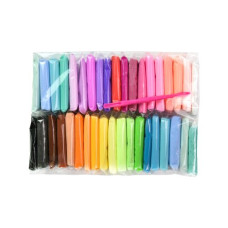 Набор для творчества (воздушный пластилин) "UʼDO Clay 38 шт, брикет 6 г (укр)