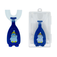 Детская зубная щетка-капа в футляре MGZ-0730(Blue) голубой