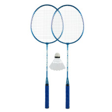 Набор для игры Бадминтон BD23556(Blue) 2 ракетки, волан, чехол