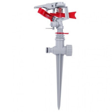 Дождеватель пульсирующий с полной/частичной зоной полива на костыле, круг/сектор полива до 12 м, PP, ABS Дождеватель пульсирующий с полной/частичной зоной полива на костыле, круг/сектор полива до 12 м, PP, ABS