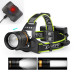 Супер мощный налобный фонарь BL-A12-3-P90, 1000 м, 3 режима, аккумуляторный комплект