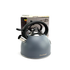 Чайник со свистком Haus Roland HR732-2, 3.0 л, с цветным покрытием. Синий (HR732-2)