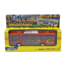 Инерционный автобус "Coach" (красный)