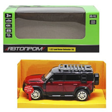 Машинка металлическая "Land Rover Defender 110" из серии "Автопром" (красная)