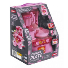Набір кухня "Cooking Plate with Dishes" (10 pcs.) рожева