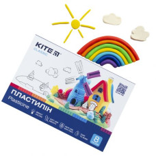 Пластилин, 8 цветов, 160 г. Kite Classic Пластилин, 8 цветов, 160 г. Kite Classic
