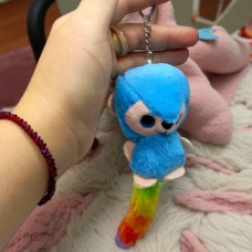 Мягкая игрушка-брелок "Лемуры" 20 см (СВЕТЛО-КОРИЧНЕВЫЙ)