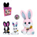 Интерактивная игрушка Магический зайчонок, сидячая, ушки подсвечиваются, песни на английском, воспроизводит мелодии, реагирует на ощупь п