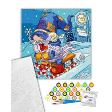 Картина по номерам "Навстречу празднику" 40х40 см