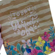 Пакет бумажный с ручками бурый (5 шт в упаковке) 32х15х38 см