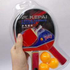 Ракетки для настільного тенісу з мʼячиками на блістері KEPAI KP-0235