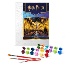 Картина по номерам с красками металлик "Harry Potter: Большой зал" 40х50см