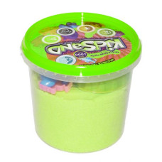 Кинетический песок "KidSand", салатовый, 1000 г