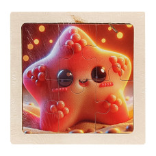 Детский деревянный пазл-вкладыш Детский деревянный пазл-вкладыш