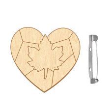 Заготовка броши для раскрашивания Заготовка броши для раскрашивания