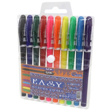 Набор гелевых ручек EB777-10 в наборе 10 цветов