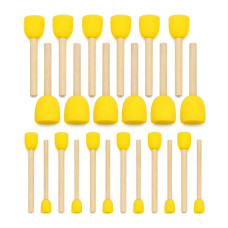 Набор спонжей для декорирования и рисования Sponge-24, 1,2 см, 1,5 см, 2,5 см, 3 см, 24 шт