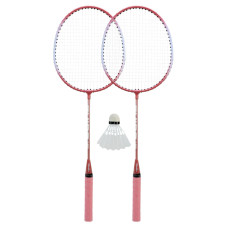 Набор для игры Бадминтон BD23556(Pink) 2 ракетки, волан, чехол