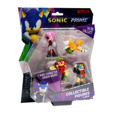 Набор игровых фигурок Приключения Наклза SONIC PRIME SON2040B 5 фигурок, 6,5 см