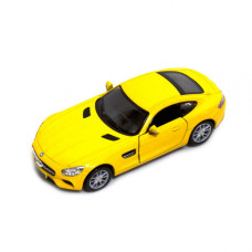 Игрушечная коллекционная модель машинки Mercedes-AMG 5 KT5388W инерционная (Желтый)