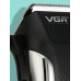 Профессиональная машинка для стрижки волос 8 насадок VGR V-120 Pro Черный + Ножницы