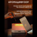 Ночник увлажнитель воздуха с имитацией пламени и резервуаром для эфирного масла аромадифузор 180 мл Белый