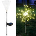 Садовый фонарь на солнечной батарее Одуванчик (1 шт) 90 LED, Теплый белый / Лед светильник для сада на ножке