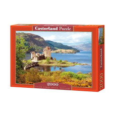 Пазлы "Замок Эйлеан Донан, Шотландия, Eilean Donan Castle, Scotland", 2000 эл