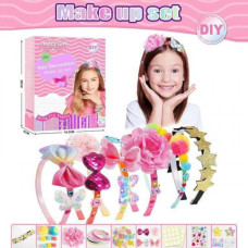 Набор украшений 6 обручей, декоративные текстильные элементы, двусторонние наклейки-фиксаторы, в коробке. Набор украшений 6 обручей, декоративные текстильные элементы, двусторонние наклейки-фиксаторы, в коробке.