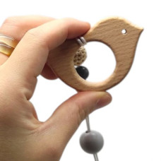 Гризунок-прорізувач деревʼяний (ПТАШЕЧКА)