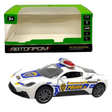 Машинка металева 1:32, ПОЛІЦЕЙСЬКА (БІЛА) Машинка металева 1:32, ПОЛІЦЕЙСЬКА (БІЛА)