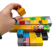 Магнитный конструктор "Small World", 54 дет