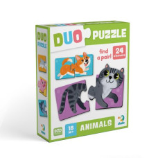 Пазл ДУО «Животные-половинки»