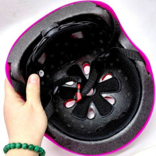 Шлем защитный, детский (цвет Розовый)