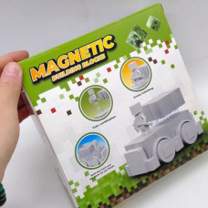 Магнитный конструктор "MINECRAFT" машинки (КРИПЕР)