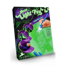 Набор креативного творчества "Neon Light Pen" Сова (укр)