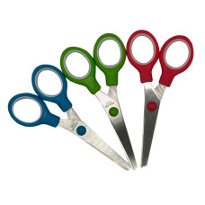 Детские ножницы канцелярские SS-1433, 13 см, пластиковая ручка Детские ножницы канцелярские SS-1433, 13 см, пластиковая ручка