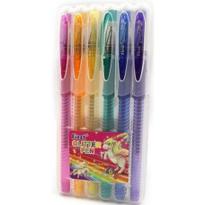 Набор гелевых ручек Glitter6 9838-6, 6 цветов