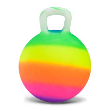 Детский резиновый мяч RB26528-3 с ручкой, 40 см, 300 грамм